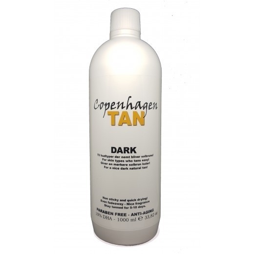 Inkl 1 liter spray tan væske - CopenhagenTAN Dark 10% DHA
